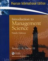 Introduction to Management Science With Student CD
