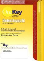 OneKey WebCT, Student Access Kit, Criminology Theory