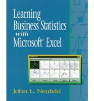 Learning Business Statistics With Microsoft Excel