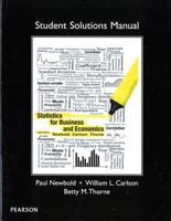 Statistics for Business and Economics, Eighth Edition. Student Solutions Manual