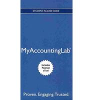 NEW MyAccountingLab With Pearson eText -- Access Card -- For Financial & Managerial Accounting, Ch 14-24 (Managerial Chapters)