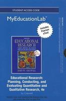 NEW MyLab Education With Pearson eText -- Standalone Access Card -- For Educational Research