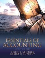 Essentials of Accounting + NEW MyLab Accounting With Pearson eText