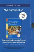 NEW MyLab Education With Pearson eText -- Standalone Access Card -- For Teaching Students With Special Needs in Inclusive Settings