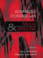 Advanced Control With MATLAB and SIMULINK