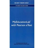 NEW MyLab Education With Video-Enhanced Pearson eText -- Standalone Access Card -- For Educational Psychology
