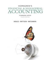 Horngren's Financial & Managerial Accounting