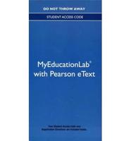 NEW MyLab Education With Video-Enhanced Pearson eText -- Standalone Access Card -- For Content Area Reading
