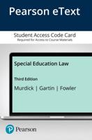 Special Education Law -- Pearson eText