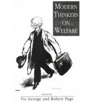 Modern Thinkers on Welfare