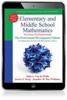 Elementary and Middle School Mathematics: Teaching Developmentally eBook
