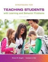 Strategies for Teaching Students With Learning and Behavior Problems, Enhanced Pearson Etext With Loose-Leaf Version -- Access Card Package