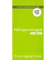 MyLab Programming With Pearson eText -- Access Card -- For Intro to Java Programming, Brief Version