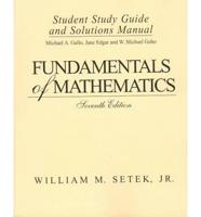 Student Study Guide and Solutions Manual