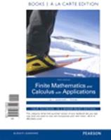 Finite Mathematics and Calculus With Applications Books a La Carte Plus Mylab Math Package