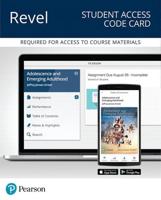 Revel Access Code for Adolescence and Emerging Adulthood