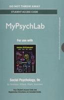 NEW MyLab Psychology Without Pearson eText -- Standalone Access Card -- For Social Psychology