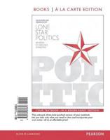 Lone Star Politics, 2014 Elections and Updates Edition, Books a La Carte Edition