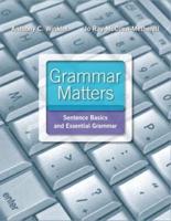 Grammar Matters Plus Mylab Writing With Pearson Etext -- Access Card Package
