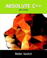 Absolute C++ Plus MyLab Programming With Pearson eText -- Access Card Package