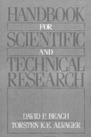 Handbook for Scientific and Technical Research