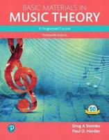 Basic Materials in Music Theory
