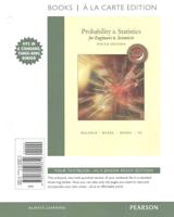 Probability & Statistics for Engineers & Scientists, Mylab Statistics Update, Books a La Carte Edition