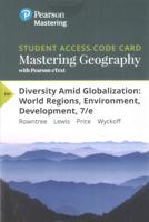 Mastering Geography With Pearson Etext -- Standalone Access Card -- For Diversity Amid Globalization