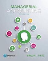 Managerial Accounting, Student Value Edition Plus Mylab Accounting With Pearson Etext -- Access Card Package