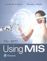 Using MIS Plus Mylab MIS With Pearson Etext -- Access Card Package