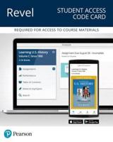 Revel for Learning U.S. History, Quarter 3 -- Access Card