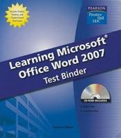 Test Binde, Learning Microsoft Word 2007 Student Edition