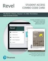 Revel for the World History, Volume 1 -- Combo Access Card