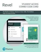 Revel for a World History, Volume 2 -- Combo Access Card
