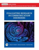 Evaluating Research in Communication Disorders