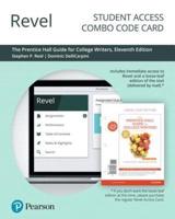 Revel for the Pearson Guide for College Writers -- Combo Access Card