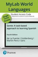 Mylab Spanish With Pearson Etext -- Access Card -- For Gente