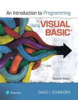 An Introduction to Programming Using Visual Basic