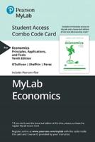 Mylab Economics With Pearson Etext -- Combo Access Card -- For Economics