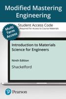 Modified Mastering Engineering With Pearson Etext Access Card for Introduction to Materials Science for Engineers