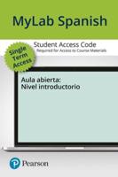 Mylab Spanish With Pearson Etext for Aula Abierta -- Access Card (Single Semester)