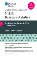 Mylab Statistics With Pearson Etext -- 18 Week Standalone Access Card -- For Business Statistics