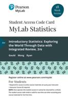 Mylab Statistics With Pearson Etext -- 18 Week Standalone Access Card -- For Introductory Statistics