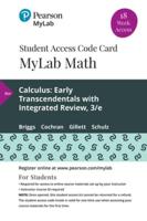 Mylab Math With Pearson Etext -- 18 Week Standalone Access Card -- For Calculus