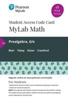 Mylab Math With Pearson Etext -- 18 Week Standalone Access Card -- For Prealgebra