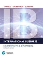 International Business + 2019 Mylab Management With Pearson Etext -- Access Card Package