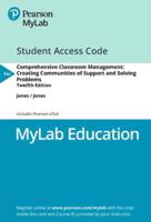 Mylab Education With Pearson Etext -- Access Card -- For Comprehensive Classroom Management