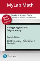 Mylab Math With Pearson Etext -- Standalone Access Card -- For College Algebra and Trigonometry -- 24 Months