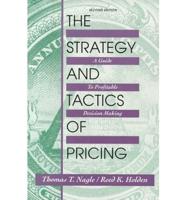 Strategy and Tactics of Pricing