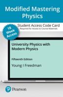 Modified Mastering Physics With Pearson Etext 18-week Access Card for University Physics With Modern Physics